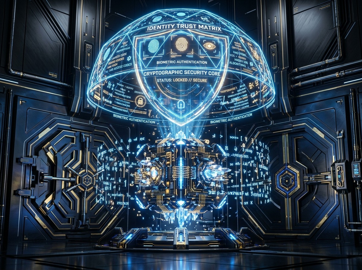 Identity + payments visual architecture render